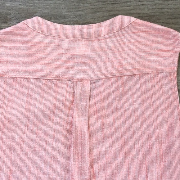 Weatherproof - Sleeveless Top - Pink & White - Picture 4 of 5